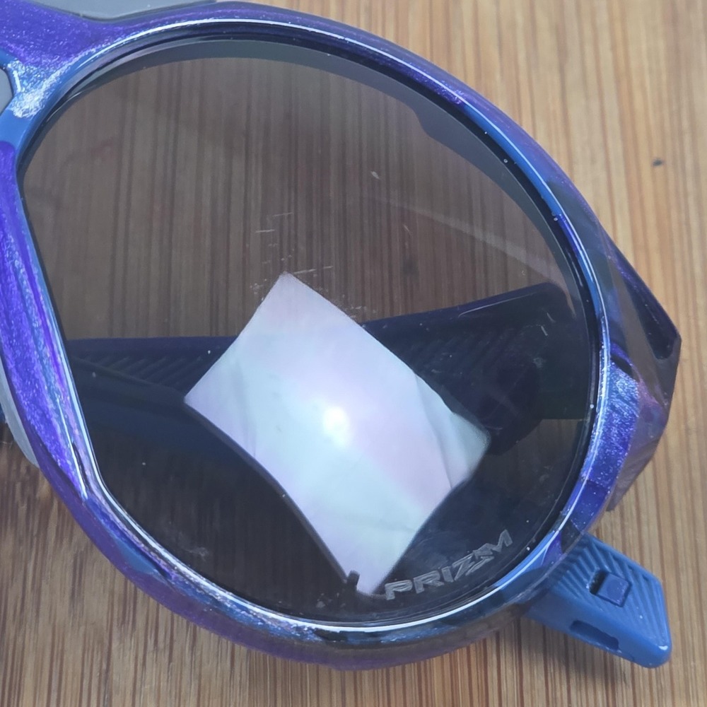 Oakley Clifden Sunglasses Mens One Size Purple Gray Round Prizm USA OO9440-1956 - Picture 16 of 16